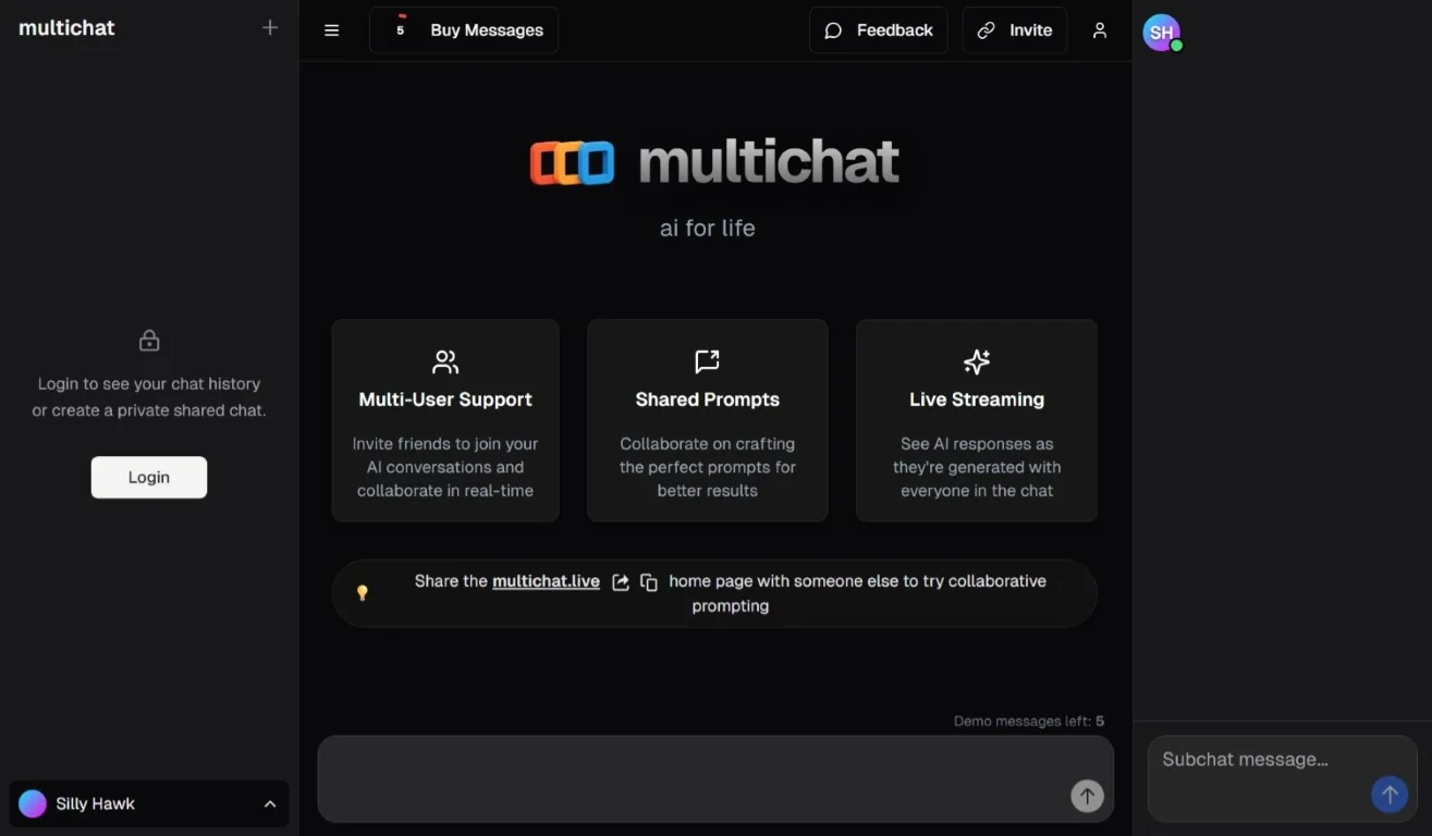 Multichat screenshot